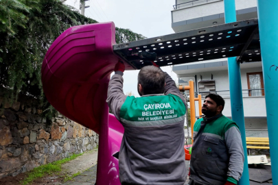 Kocaeli Çayırova’da iki park daha yenileniyor