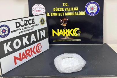 Düzce'de uyuşturucu kuryesine tutuklama!