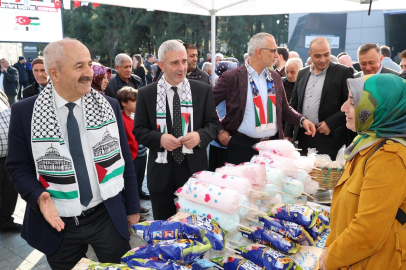 Kocaeli Gebze’de Filistin’e destek kermesi düzenlendi