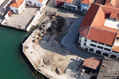 Ayvalık'ın denize açılan yeni meydanına modern dönüşüm