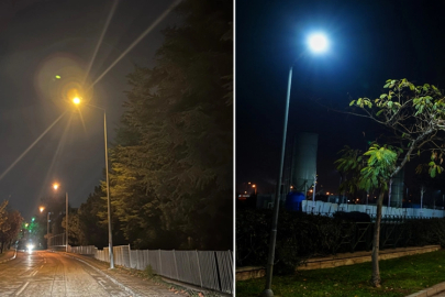 Sokak lambalarında UEDAŞ'tan LED dönüşüm