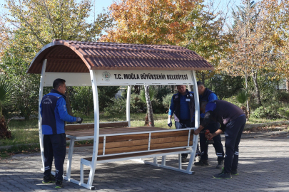 Muğla Köyceğiz'de ortak alanlar Büyükşehir güzelliği