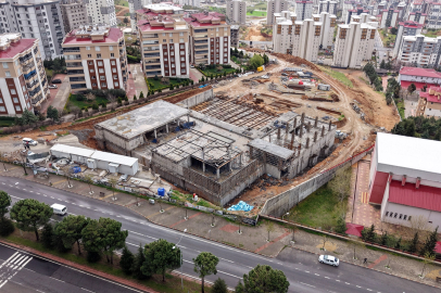 Kahramanmaraş’ın Yeni Nesil Gençlik ve Spor Kompleksi Hızla Yükseliyor