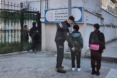 Bursa'da okul çevrelerinde alarm! 750 okulda polis ve bekçi göreve başladı