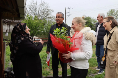 İzmit'ten kırsaldaki annelere özel sürpriz