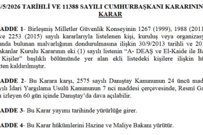 7 kişinin malvarlığı dondurma kararı kaldırıldı!