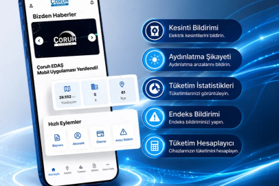 Çoruh EDAŞ Mobil Uygulaması Yenilendi