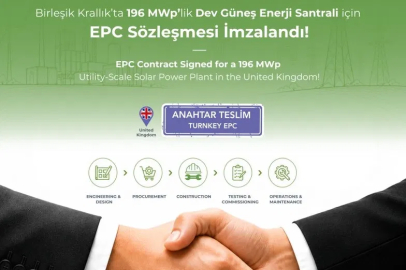 YEO Teknoloji'den Birleşik Krallık'ta 196 MWp'lik Güneş Enerjisi Projesi