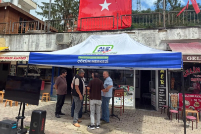 Ordu’da 153 Çözüm Merkezi Çamaş’ta vatandaşlarla buluştu