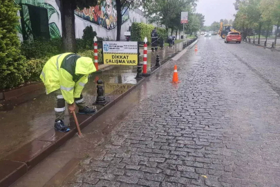 Kocaeli Büyükşehir ekipleri yağışa karşı seferber