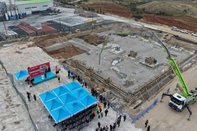 Çorum Belediyesi Yeni Üretim Tesisinin Temelini Attı