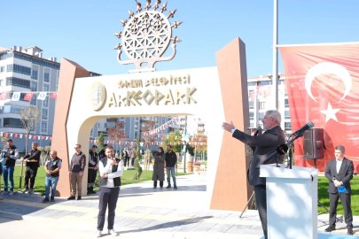 Çorum’un üçüncü tematik parkı ‘Arkeopark’ açıldı