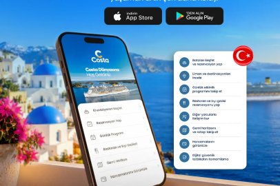 Costa Cruises, Costa Uygulamasını Türkiye için Kullanıma Açtı